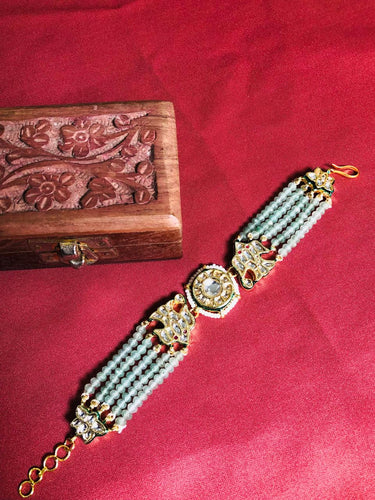 Green Polki Bracelet